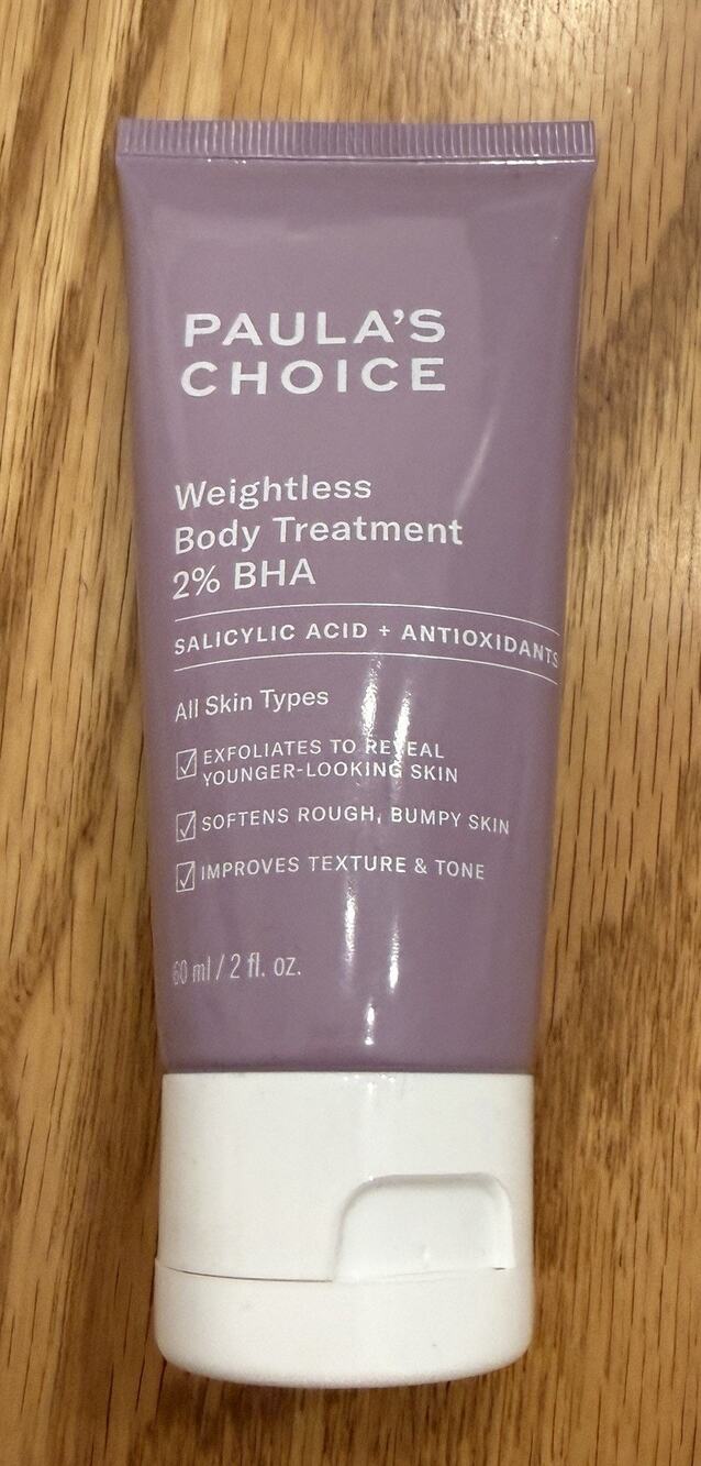 Paula’s Choice Weightless Body Treatment 2% BHA 2 oz 60ml New Sealed